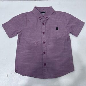 Ripzone Boys Button‎ Down Short Sleeve Shirt XS/TP